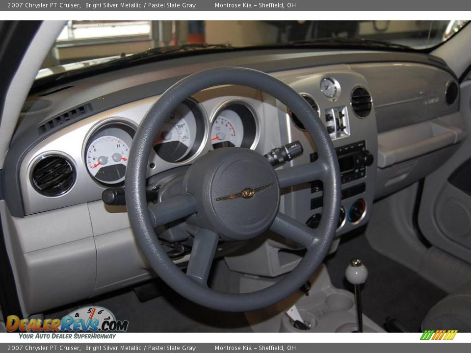 2007 Chrysler PT Cruiser Bright Silver Metallic / Pastel Slate Gray Photo #13