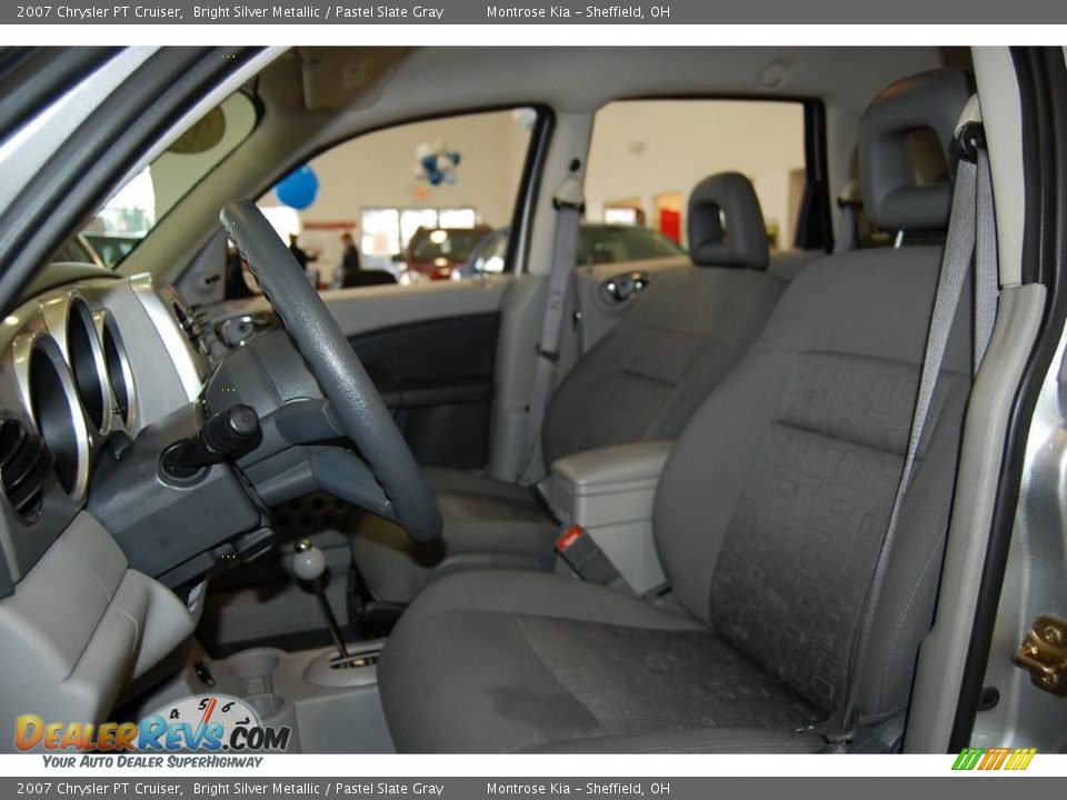 2007 Chrysler PT Cruiser Bright Silver Metallic / Pastel Slate Gray Photo #15