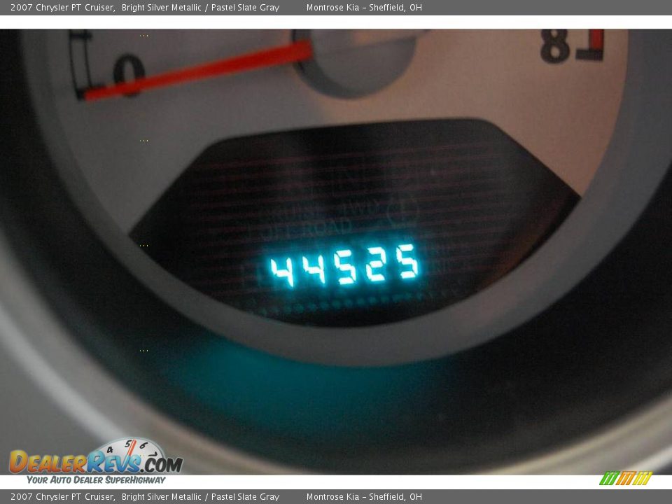 2007 Chrysler PT Cruiser Bright Silver Metallic / Pastel Slate Gray Photo #26
