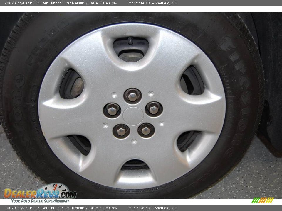 2007 Chrysler PT Cruiser Bright Silver Metallic / Pastel Slate Gray Photo #29