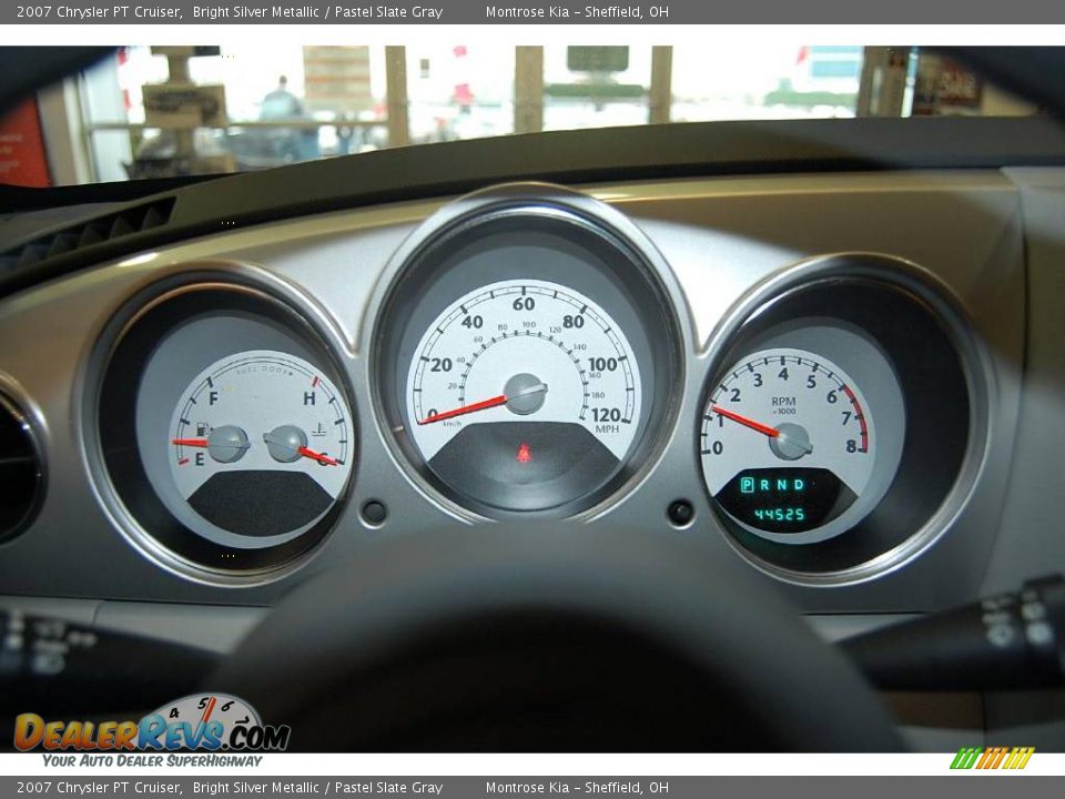 2007 Chrysler PT Cruiser Bright Silver Metallic / Pastel Slate Gray Photo #33