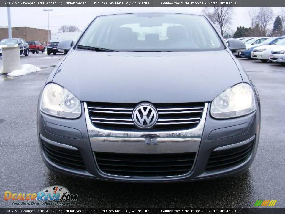 2007 Volkswagen Jetta Wolfsburg Edition Sedan Platinum Grey Metallic / Anthracite Photo #8