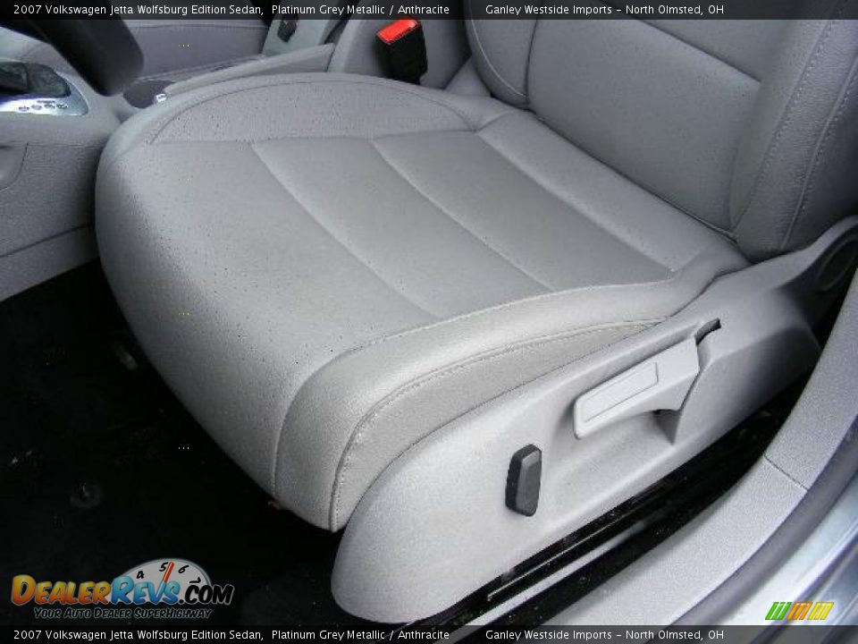 2007 Volkswagen Jetta Wolfsburg Edition Sedan Platinum Grey Metallic / Anthracite Photo #10