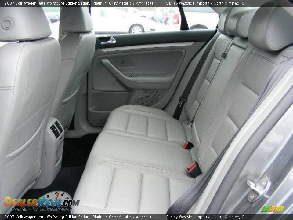 2007 Volkswagen Jetta Wolfsburg Edition Sedan Platinum Grey Metallic / Anthracite Photo #11