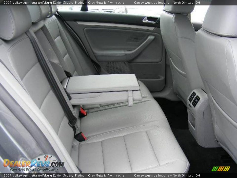 2007 Volkswagen Jetta Wolfsburg Edition Sedan Platinum Grey Metallic / Anthracite Photo #12