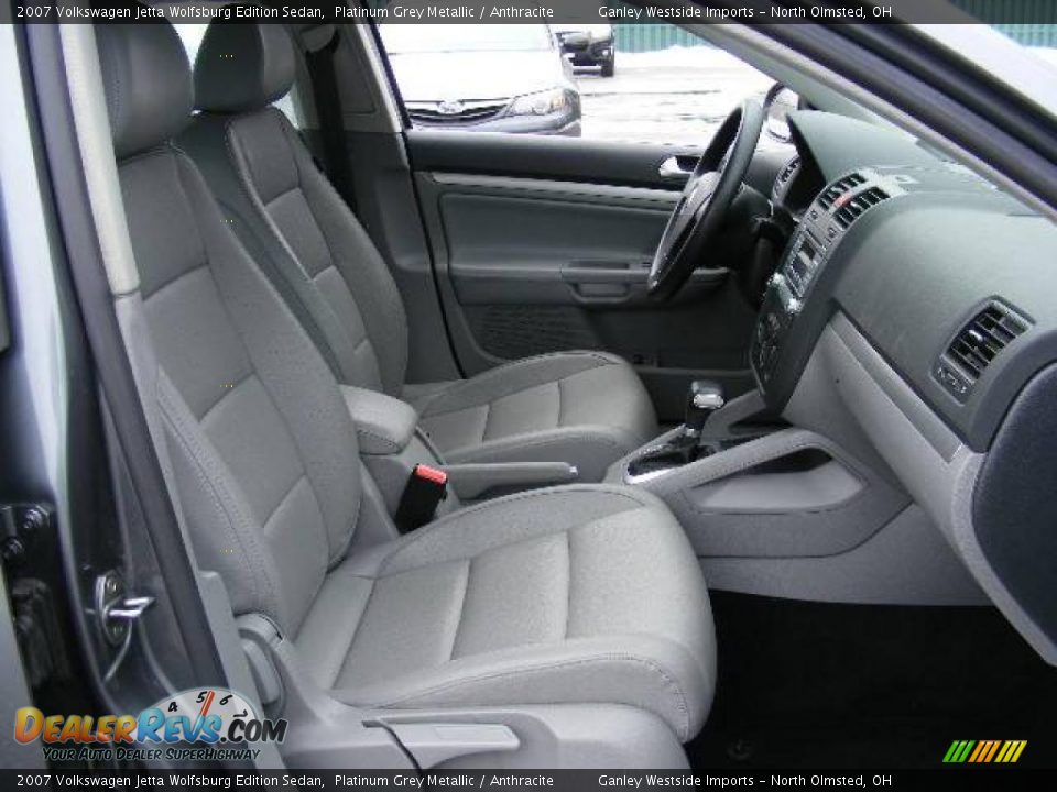 2007 Volkswagen Jetta Wolfsburg Edition Sedan Platinum Grey Metallic / Anthracite Photo #13