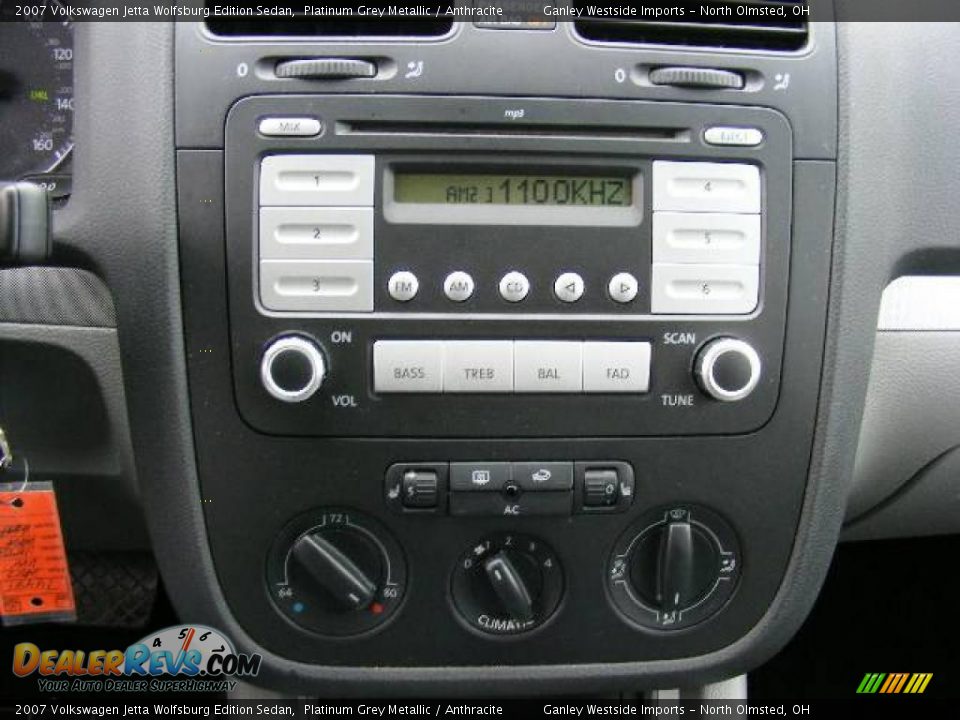 2007 Volkswagen Jetta Wolfsburg Edition Sedan Platinum Grey Metallic / Anthracite Photo #18