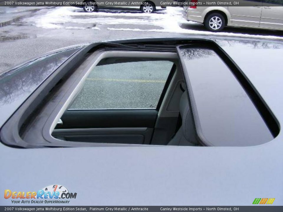 2007 Volkswagen Jetta Wolfsburg Edition Sedan Platinum Grey Metallic / Anthracite Photo #20