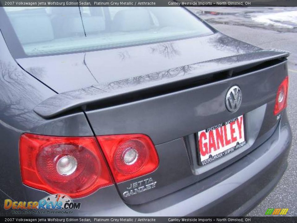 2007 Volkswagen Jetta Wolfsburg Edition Sedan Platinum Grey Metallic / Anthracite Photo #22