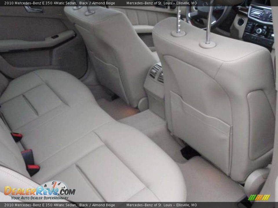 2010 Mercedes-Benz E 350 4Matic Sedan Black / Almond Beige Photo #5