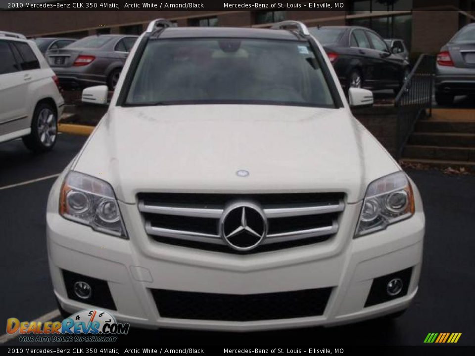 2010 Mercedes-Benz GLK 350 4Matic Arctic White / Almond/Black Photo #2