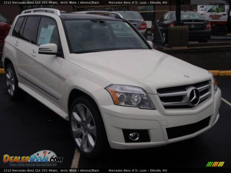 2010 Mercedes-Benz GLK 350 4Matic Arctic White / Almond/Black Photo #3