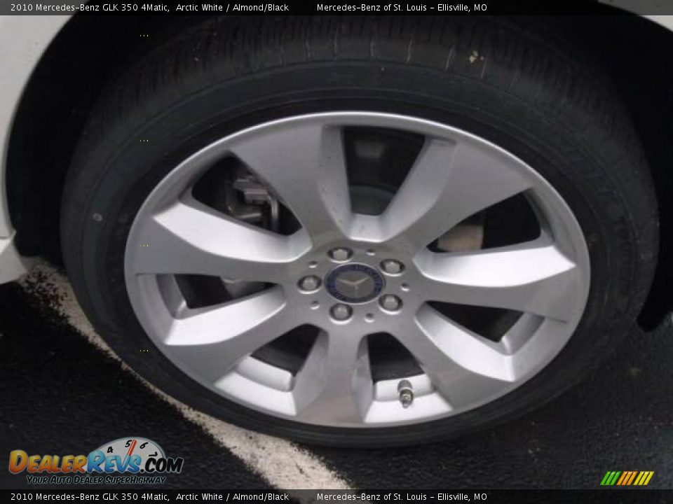 2010 Mercedes-Benz GLK 350 4Matic Arctic White / Almond/Black Photo #4