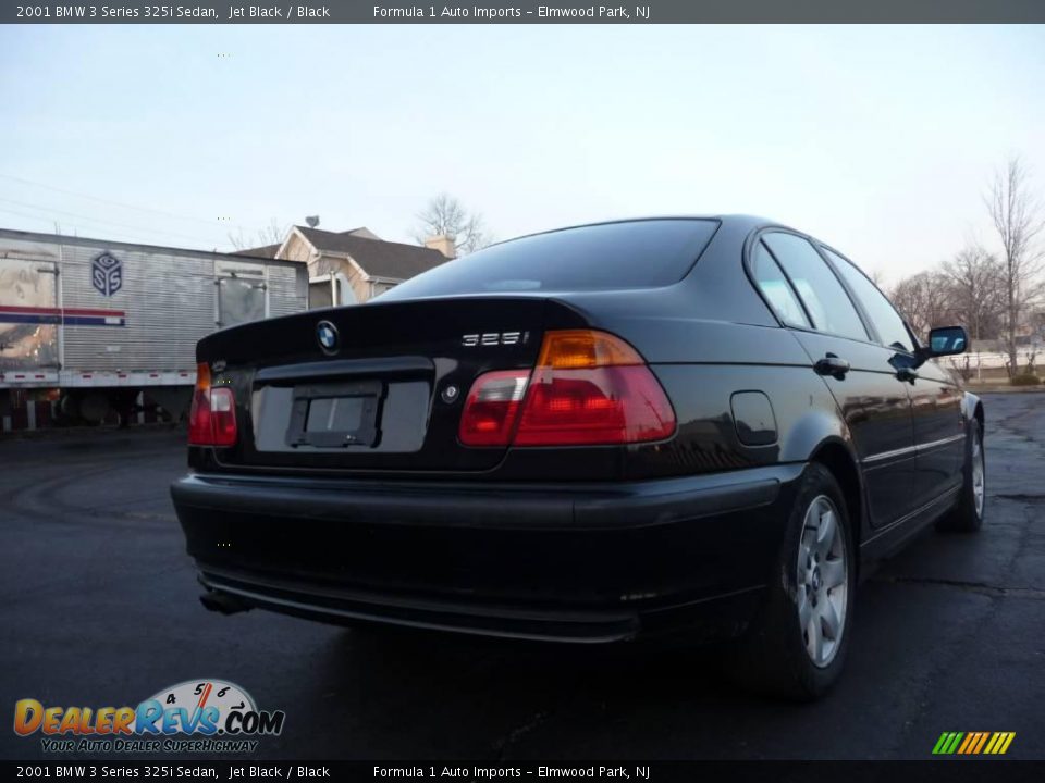 2001 BMW 3 Series 325i Sedan Jet Black / Black Photo #3