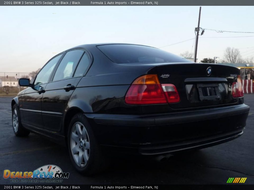 2001 BMW 3 Series 325i Sedan Jet Black / Black Photo #4