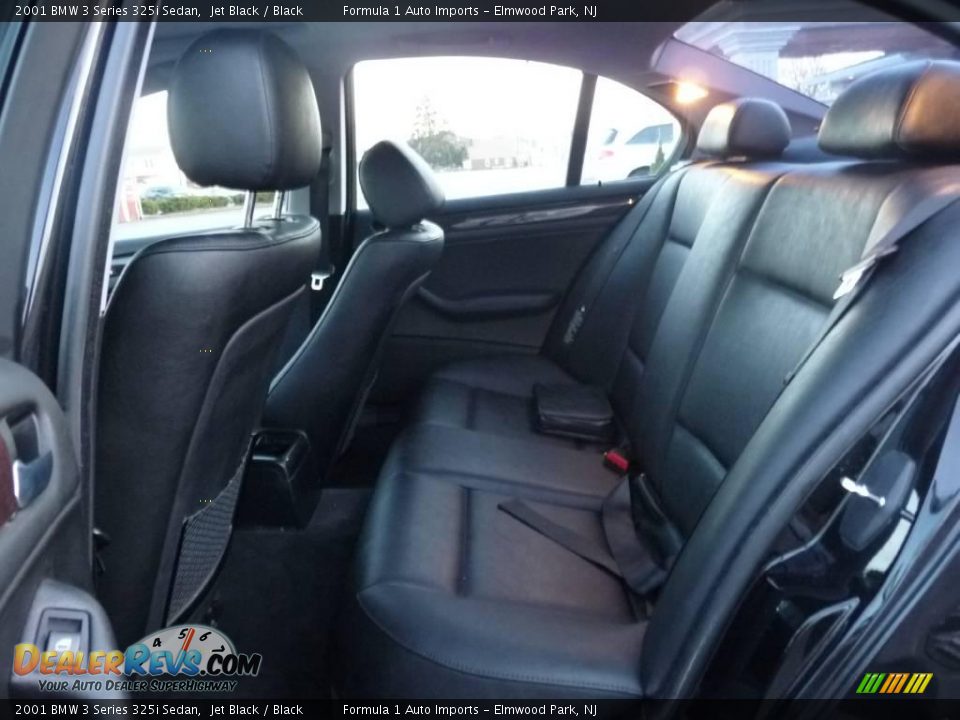 2001 BMW 3 Series 325i Sedan Jet Black / Black Photo #6