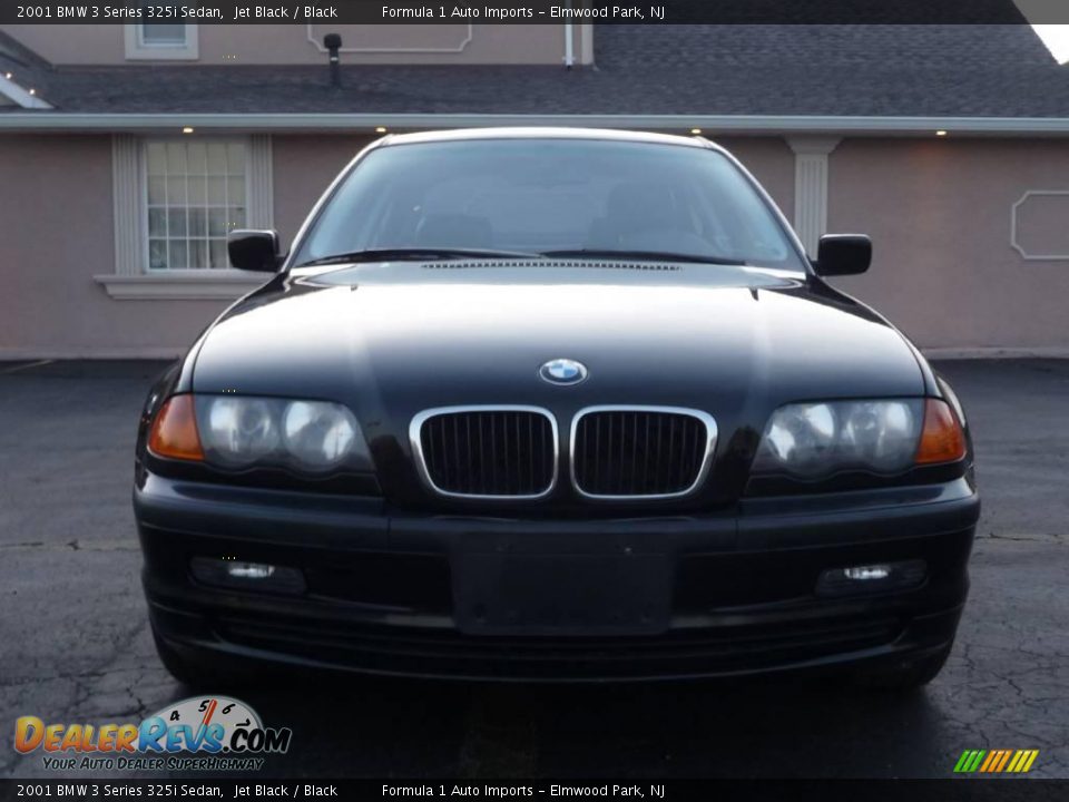 2001 BMW 3 Series 325i Sedan Jet Black / Black Photo #7