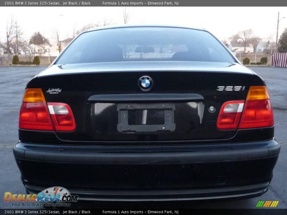2001 BMW 3 Series 325i Sedan Jet Black / Black Photo #8