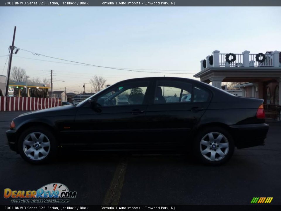 2001 BMW 3 Series 325i Sedan Jet Black / Black Photo #9