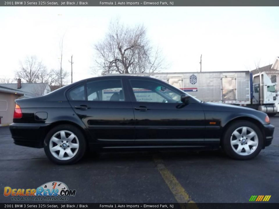 2001 BMW 3 Series 325i Sedan Jet Black / Black Photo #10