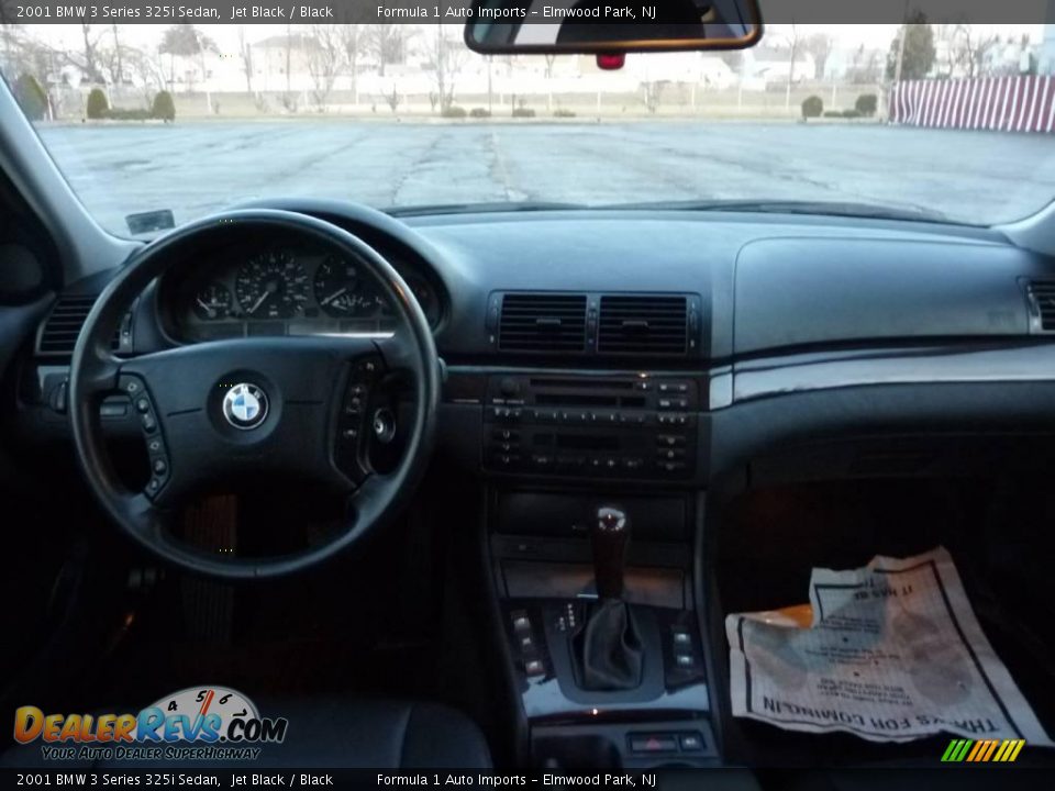 2001 BMW 3 Series 325i Sedan Jet Black / Black Photo #13