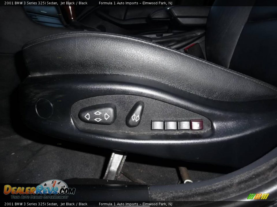 2001 BMW 3 Series 325i Sedan Jet Black / Black Photo #20