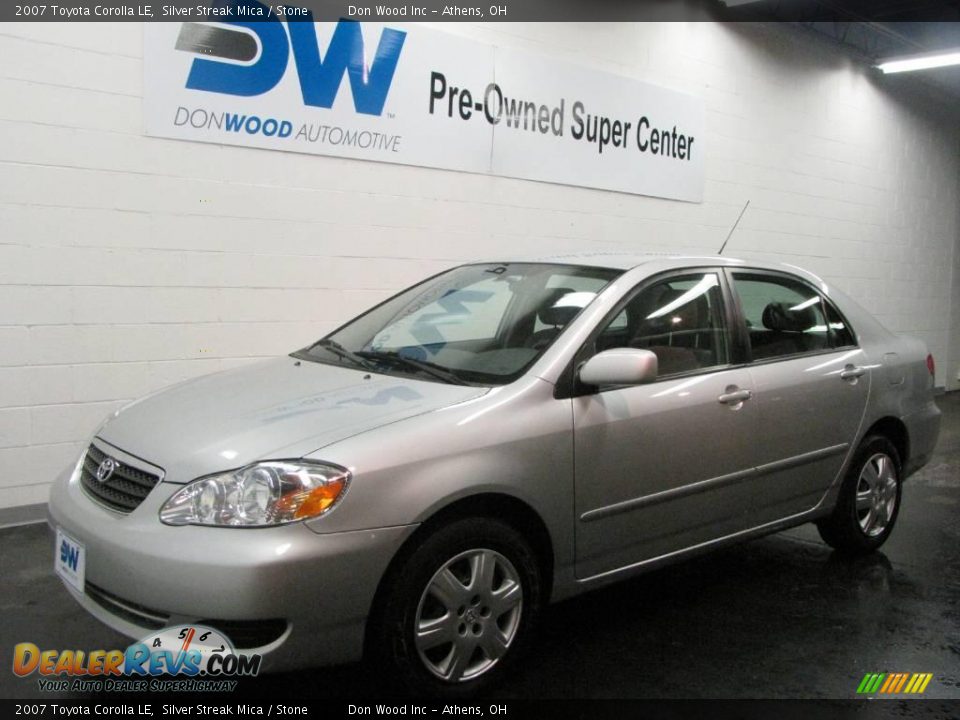 2007 Toyota Corolla LE Silver Streak Mica / Stone Photo #2