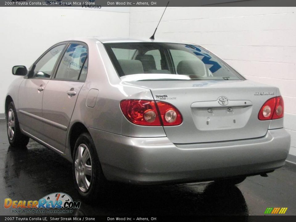 2007 Toyota Corolla LE Silver Streak Mica / Stone Photo #3