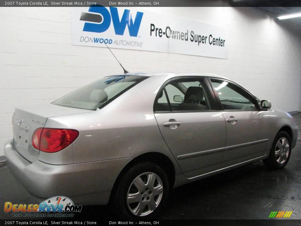 2007 Toyota Corolla LE Silver Streak Mica / Stone Photo #4