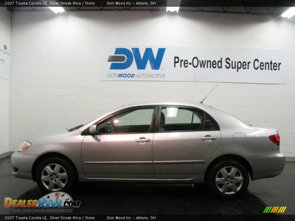 2007 Toyota Corolla LE Silver Streak Mica / Stone Photo #5