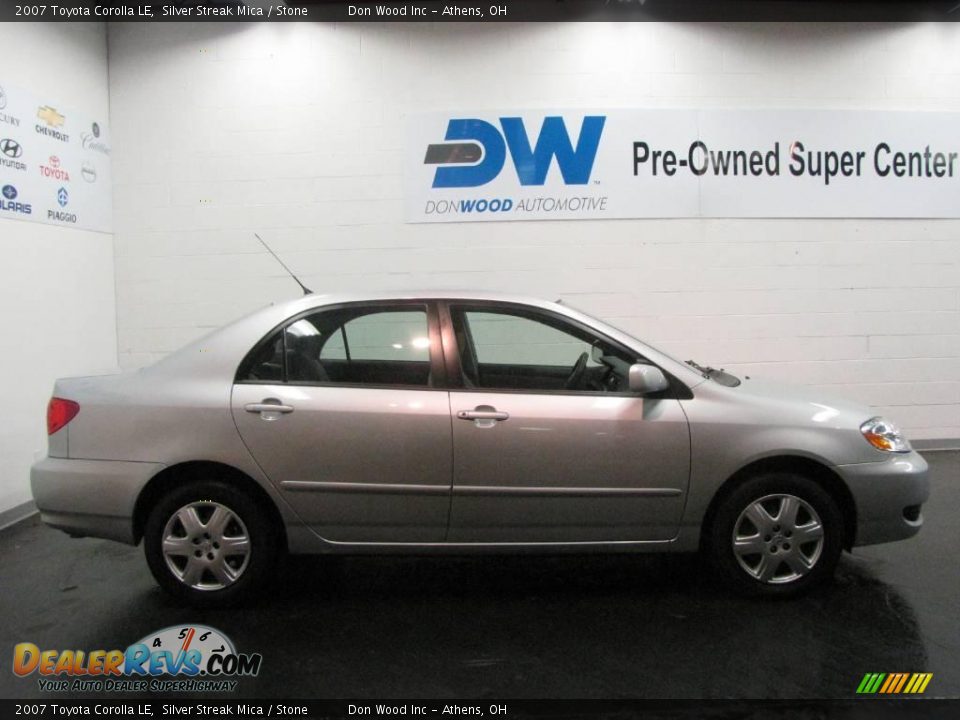 2007 Toyota Corolla LE Silver Streak Mica / Stone Photo #6