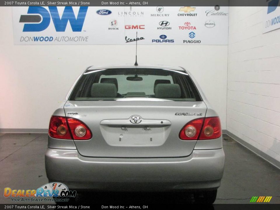 2007 Toyota Corolla LE Silver Streak Mica / Stone Photo #8