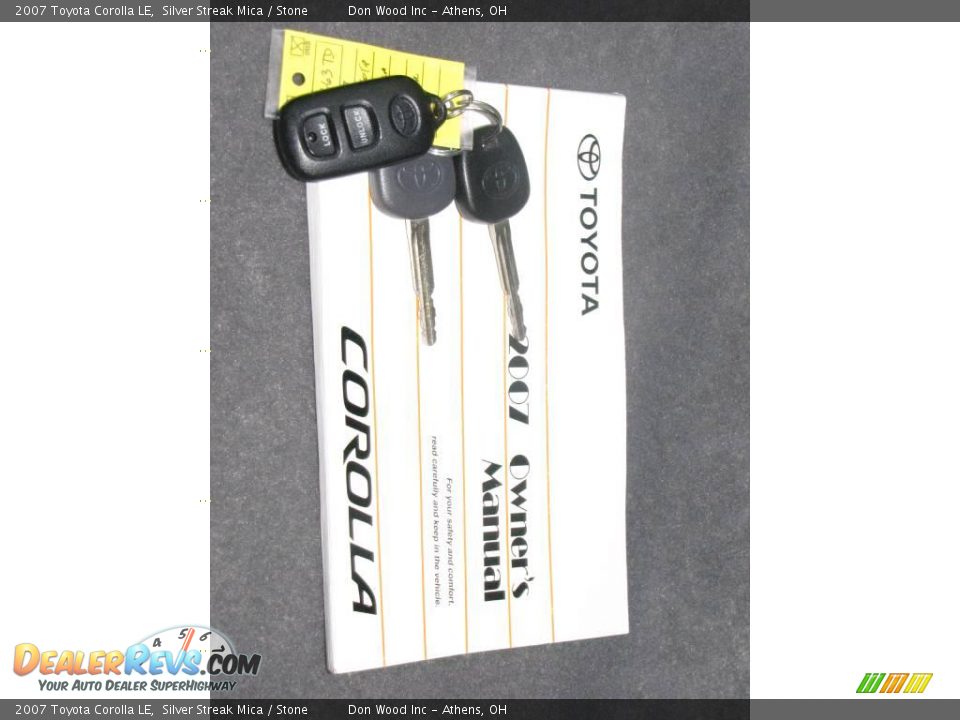 2007 Toyota Corolla LE Silver Streak Mica / Stone Photo #20