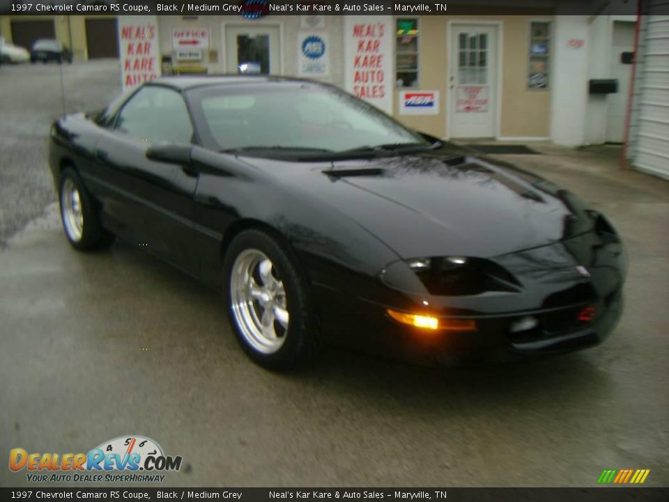 1997 Chevrolet Camaro RS Coupe Black / Medium Grey Photo #1