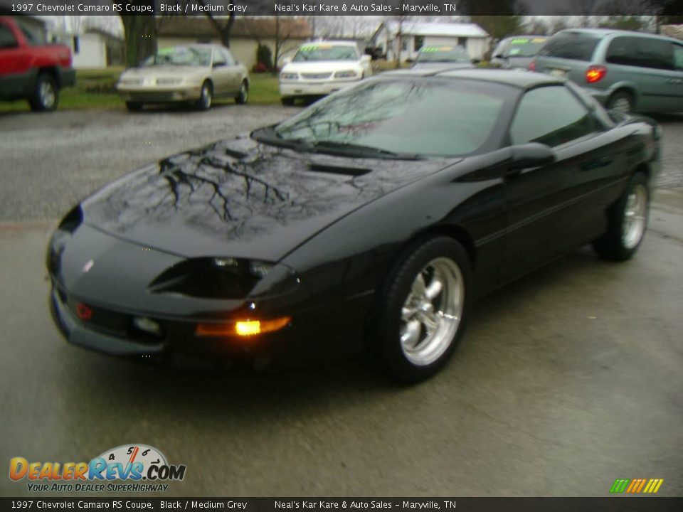 1997 Chevrolet Camaro RS Coupe Black / Medium Grey Photo #3