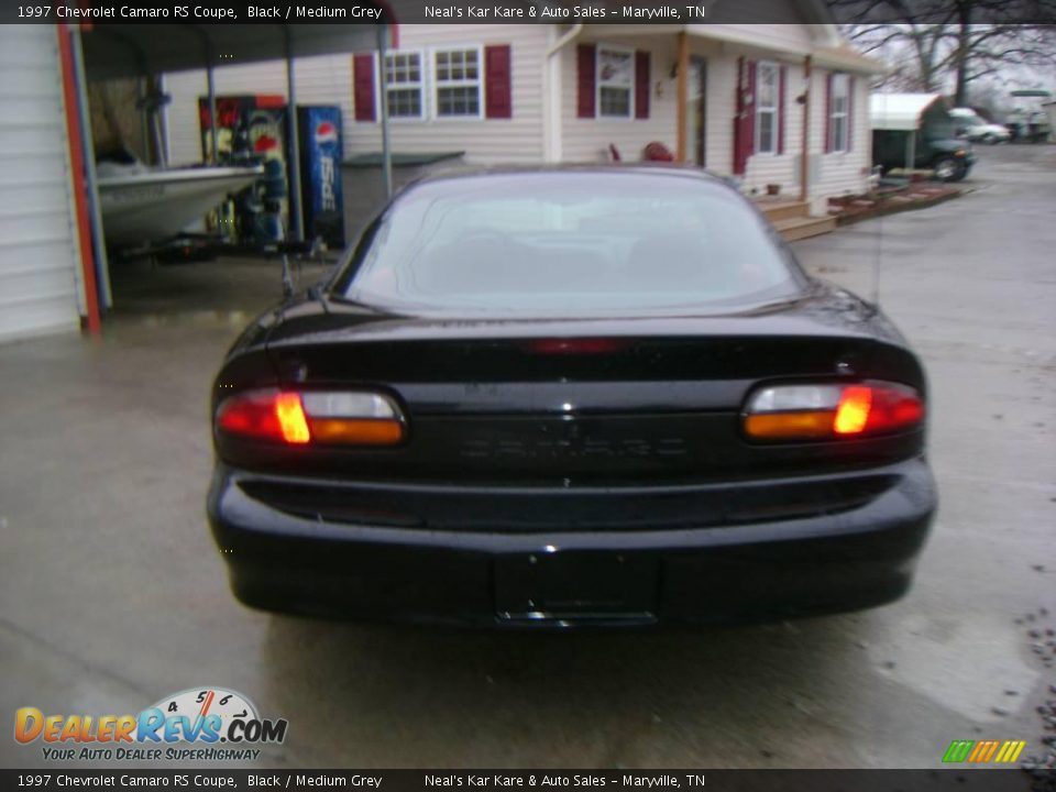 1997 Chevrolet Camaro RS Coupe Black / Medium Grey Photo #6