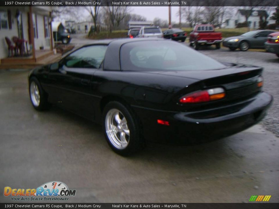 1997 Chevrolet Camaro RS Coupe Black / Medium Grey Photo #7