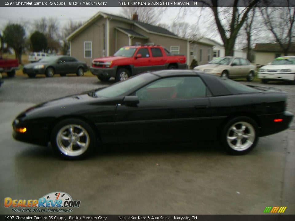 1997 Chevrolet Camaro RS Coupe Black / Medium Grey Photo #8