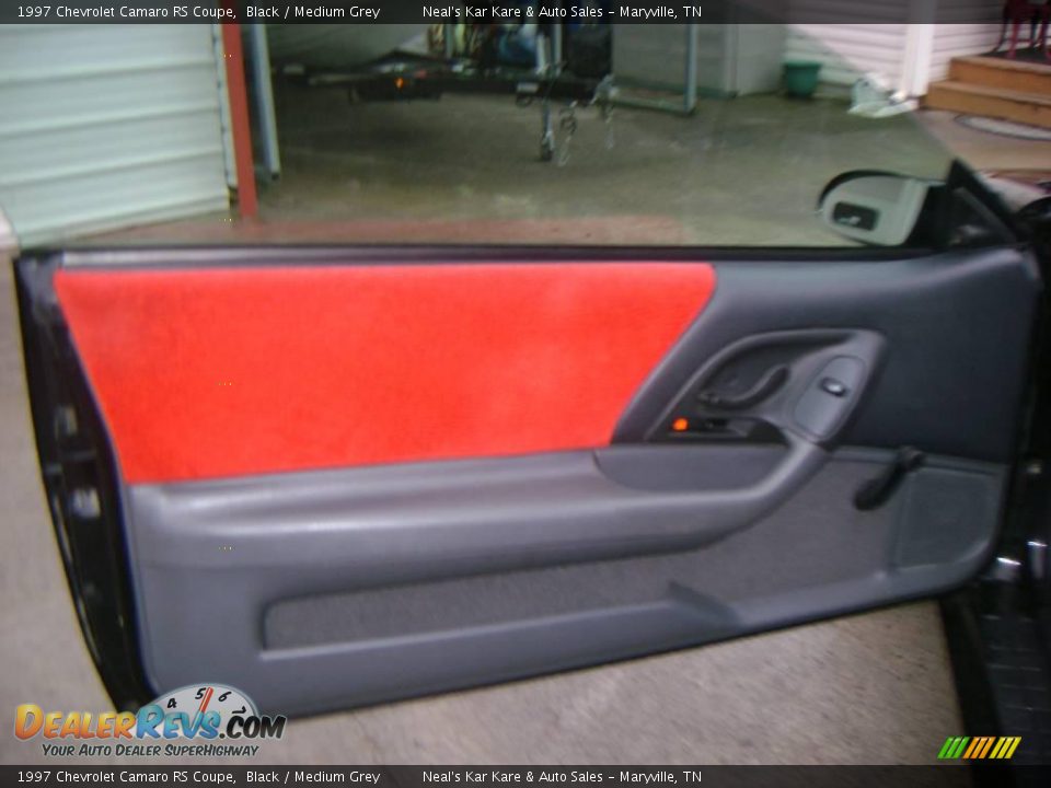1997 Chevrolet Camaro RS Coupe Black / Medium Grey Photo #10
