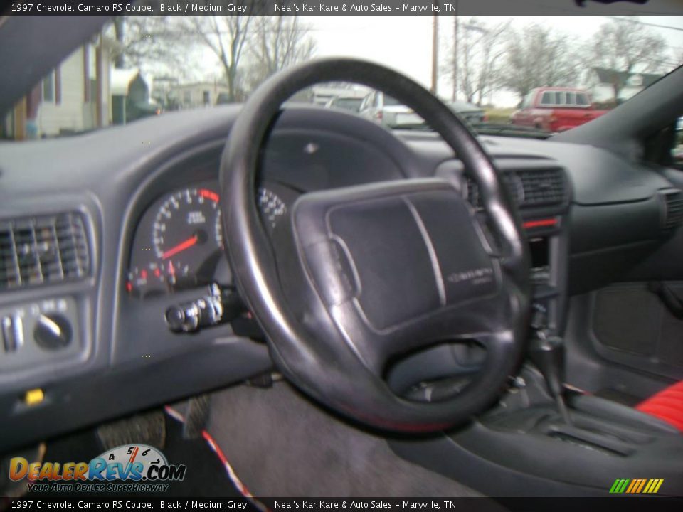 1997 Chevrolet Camaro RS Coupe Black / Medium Grey Photo #12