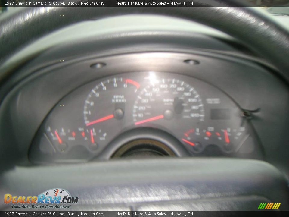 1997 Chevrolet Camaro RS Coupe Black / Medium Grey Photo #13