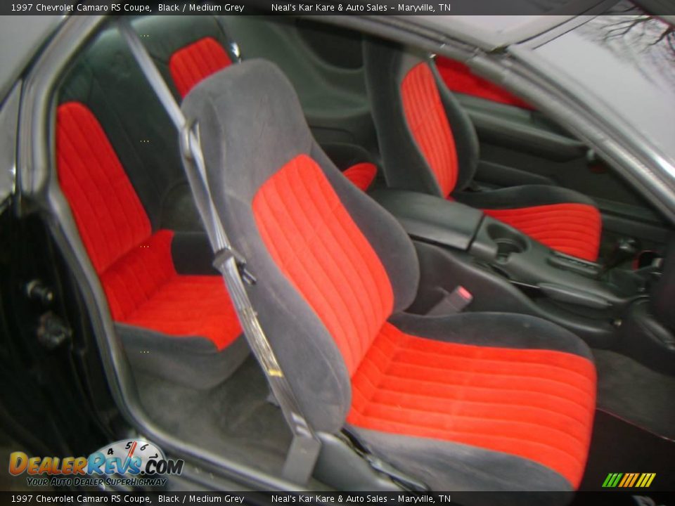 1997 Chevrolet Camaro RS Coupe Black / Medium Grey Photo #18