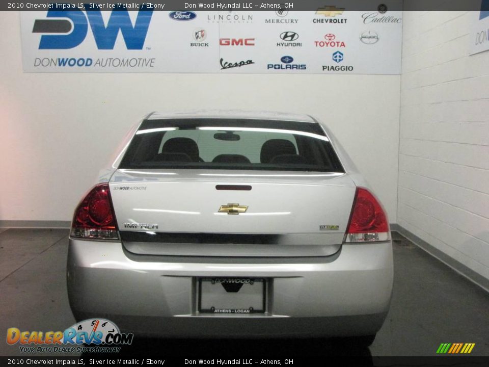 2010 Chevrolet Impala LS Silver Ice Metallic / Ebony Photo #8
