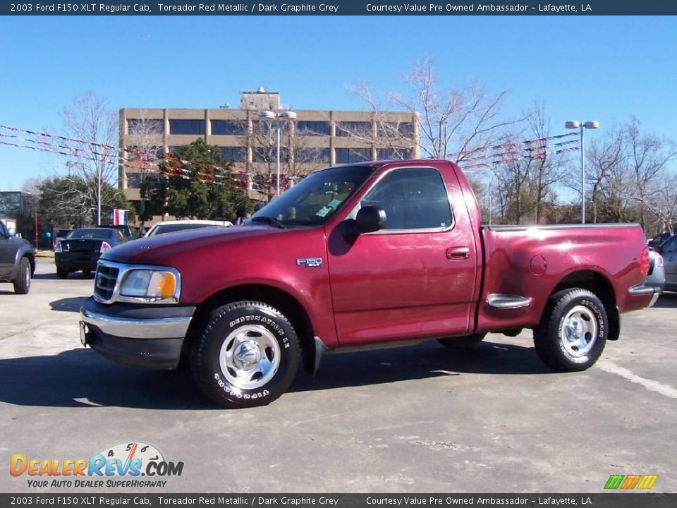 2003 Ford F150 XLT Regular Cab Toreador Red Metallic / Dark Graphite Grey Photo #1