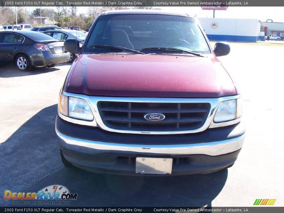 2003 Ford F150 XLT Regular Cab Toreador Red Metallic / Dark Graphite Grey Photo #7