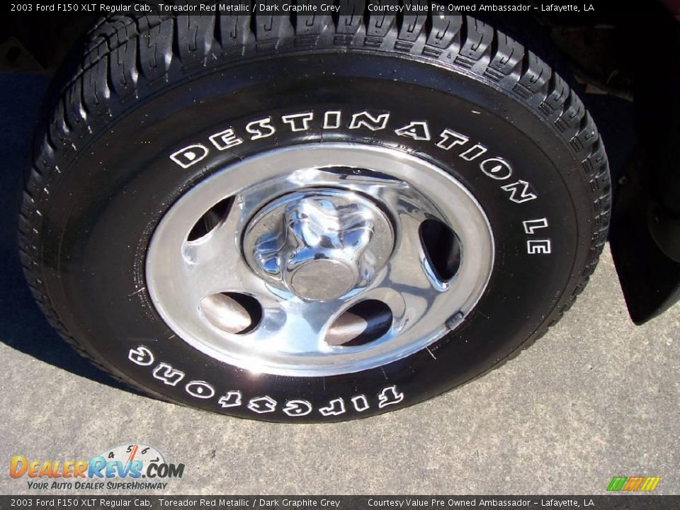 2003 Ford F150 XLT Regular Cab Toreador Red Metallic / Dark Graphite Grey Photo #8