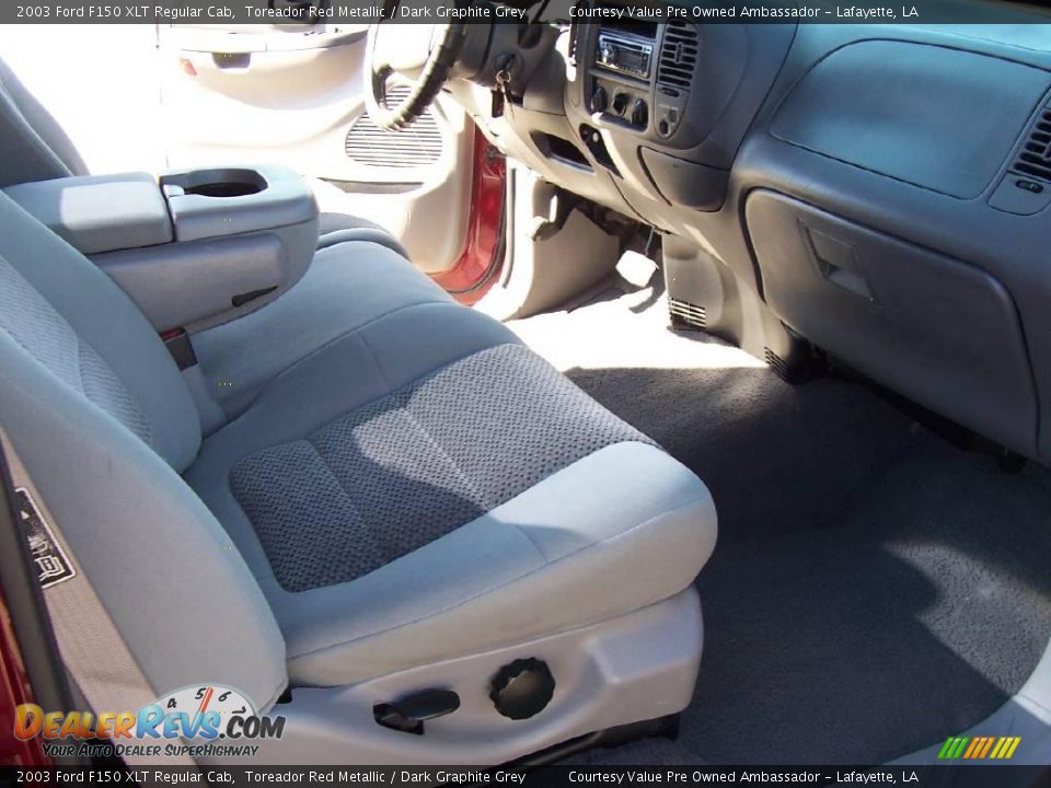 2003 Ford F150 XLT Regular Cab Toreador Red Metallic / Dark Graphite Grey Photo #10
