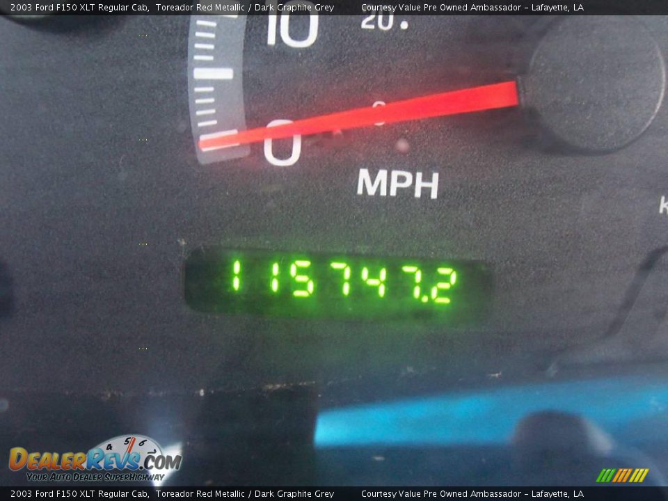 2003 Ford F150 XLT Regular Cab Toreador Red Metallic / Dark Graphite Grey Photo #12