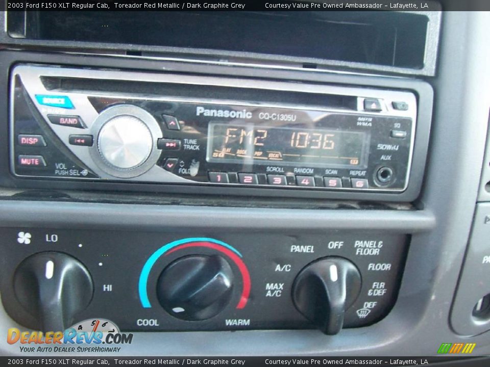 2003 Ford F150 XLT Regular Cab Toreador Red Metallic / Dark Graphite Grey Photo #13