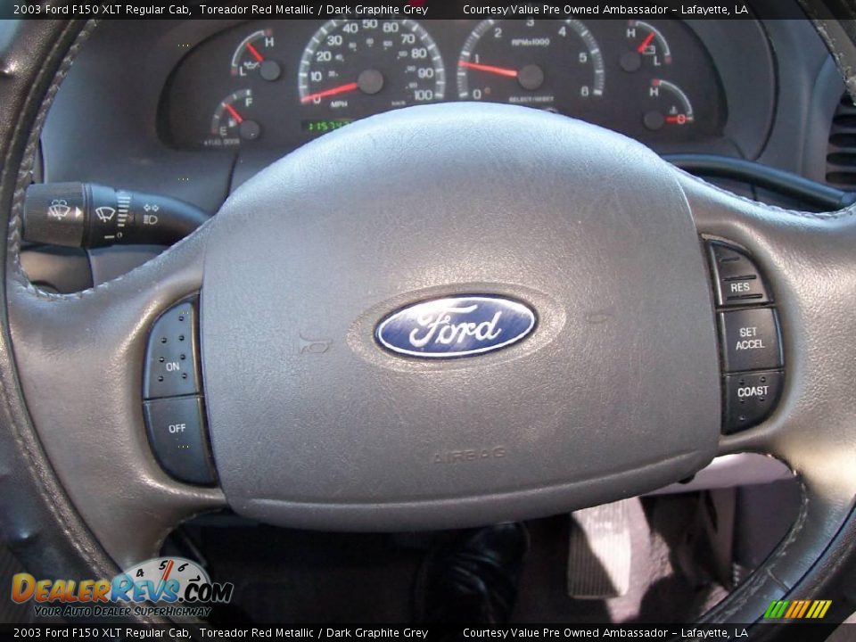 2003 Ford F150 XLT Regular Cab Toreador Red Metallic / Dark Graphite Grey Photo #14